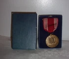 VINTAGE MILITARY WW11 GOOD CONDUCT MEDAL DATED 10/6/44