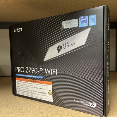 MSI PRO Z790-P WIFI LGA 1700 Intel Z790 SATA 6Gb/s DDR5 ATX Motherboard