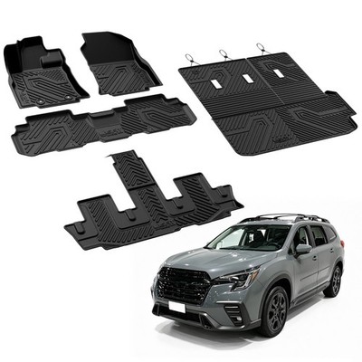 LASFIT Floor Mats & Trunk Mat for 2019-2026 Subaru Ascent TPE All Weather Liners
