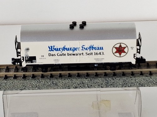 VAGÓN CERVECERO "WÜRZBURGER HOFBRÄU" 539 421 DB ÉPOCA III MINITRIX 13910 (J536) | Condition: Usado