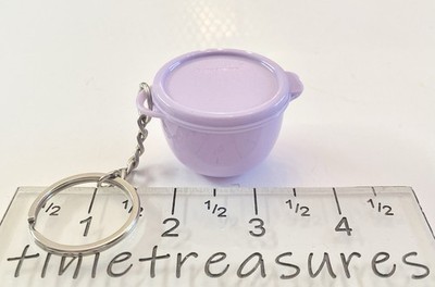 Tupperware keychain mini Mega thatsa Bowl in Lavender rare color tinietreasures