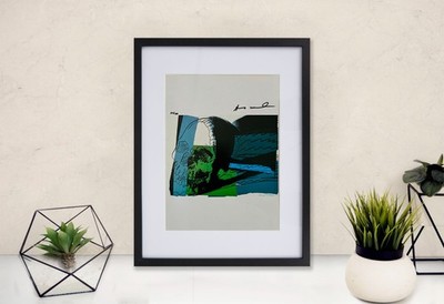Andy Warhol, Hand-Signed Original Print With COA + $3,500 USD Appraisal.-