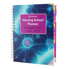 Nursing School Study Planner - Student Gifts - Fall 7x10", purple