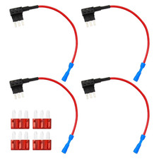 Micro 3 Fuse Tap Add-A-Circuit Adapter 4-Pack   Expandable Blade Style 12V Fus