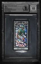BAS 2013 Topps Gypsy Queen Mini Black /199 Vida Blue #157 BGS Authentic Auto 3c7
