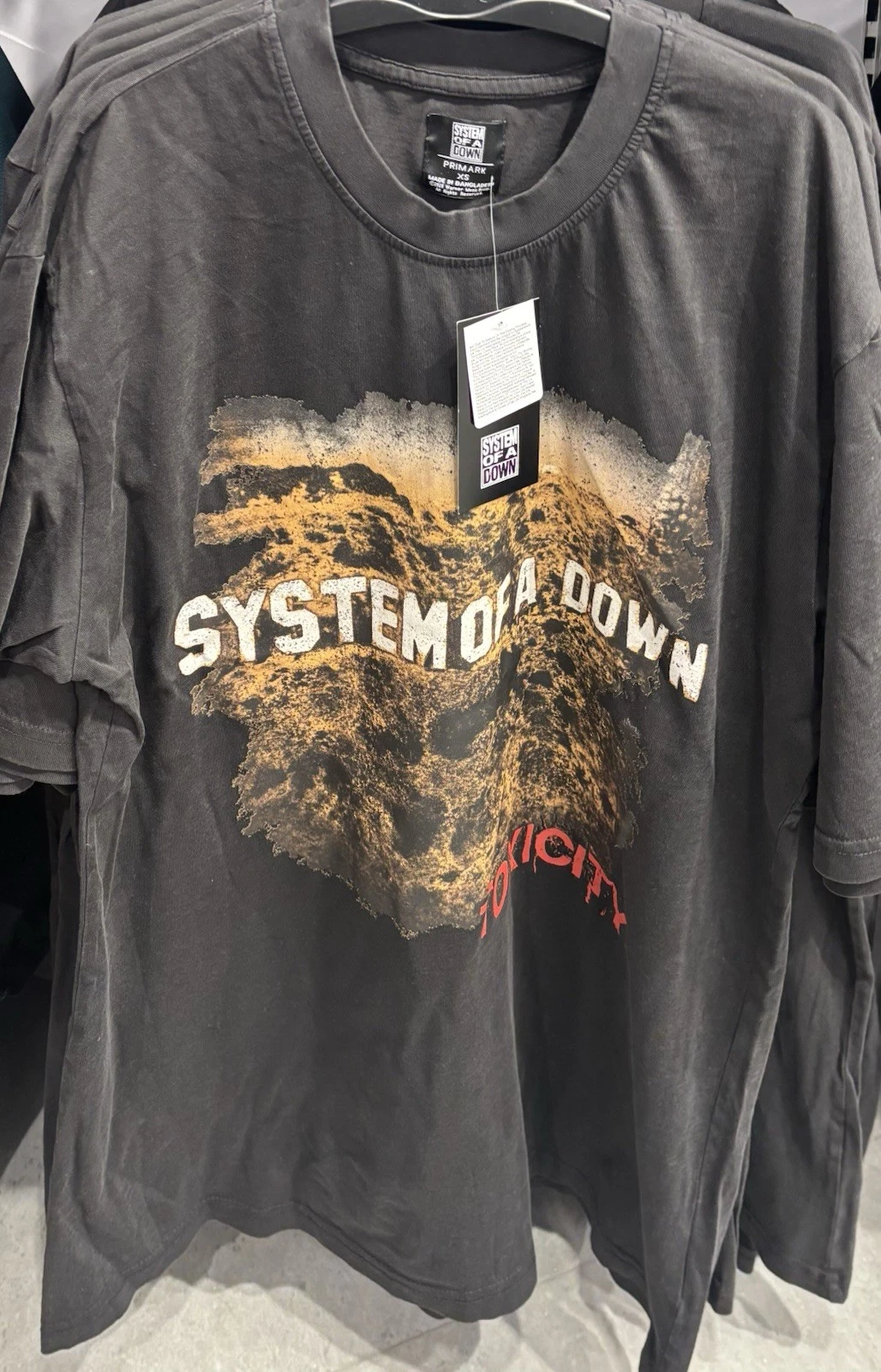 SOAD System of a Down Toxicity 2001 Tour Men's T-Shirt XS-2XL