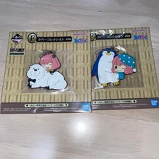 Bandai Spy x Family Rubber Keychain Set Anya & Bond Mascots