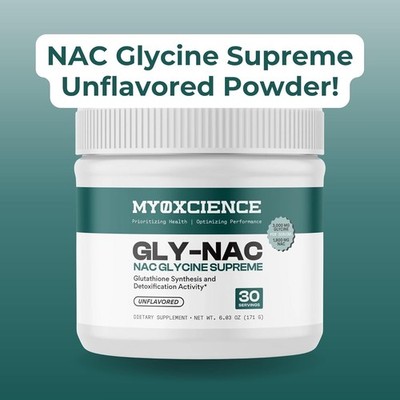 MYOXCIENCE Gly-NAC | NAC Glycine Supreme | Supports Glutathione Synthesis &  A... | eBay