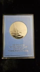 AMERICA'S CUP 1987 RECAPTURE EYEWITNESS COMMEMORATIVE RARE SILVER COIN IN CASE