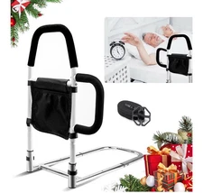 bed rail safety assist handle