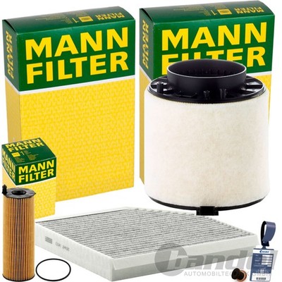 MANN FILTER INSPEKTIONSPAKET passend für 2.7+3.0 TDI AUDI A4 B8 A5 8T 8F Q5 8R