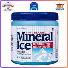 Mineral Ice Pain Relief Gel, Menthol Therapy for Muscle  Joint, 8 oz