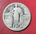 1917S Type I US Standing Liberty SILVER Quarter! "San Francisco" Mint! Old Coin!