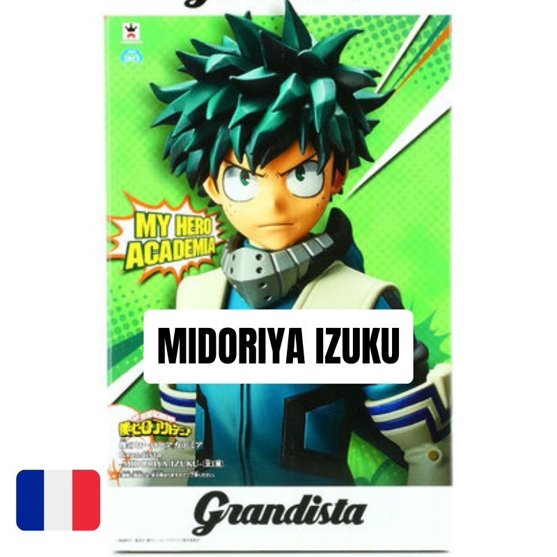 Figurine Izuku Midoriya Banpresto Grandista - Statuette Manga My Hero Academia Neuve 28 cm