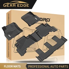 TPE Rubber Floor Mats for 2013-2024 Toyota 4Runner 7 Seater Liners All-Weather