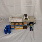 Vintage 1982 Tonka Truck 3100 Chevron Stake Truck Cargo Accessories Figure