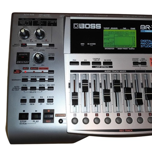 BOSS BR-1180 CD Digital Recording Studio Multi Track Recorder Used - Picture 2 of 7