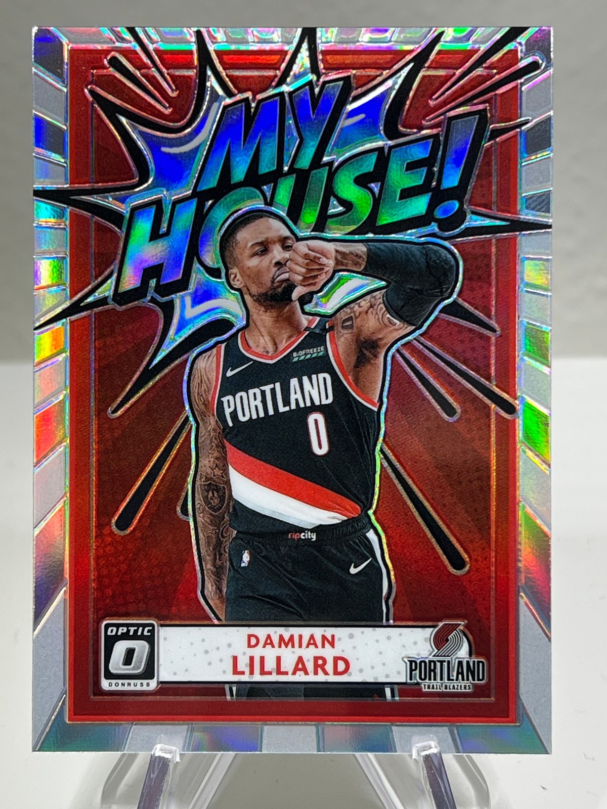 2020-21 Panini Donruss Optic - My House Damian Lillard #7 Holo Prizm