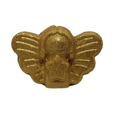 Lush Golden Angel Bubble Bar, Gold Angel Pattern/Shape, Unisex