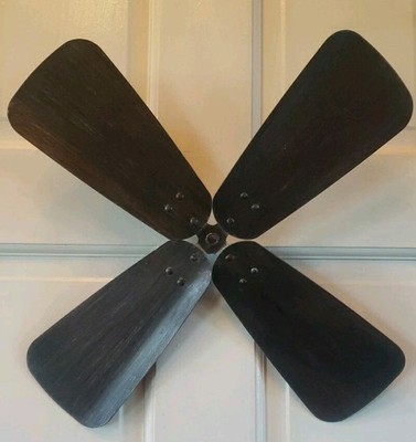 Oil Rubbed Bronze Industrial Metal Fan Blade Decor Rustic Wall Art Decor 17 Inch