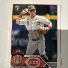 Topps 2023 Update Series Matt McLain Cincinnati Reds Rookie Oversized #US199