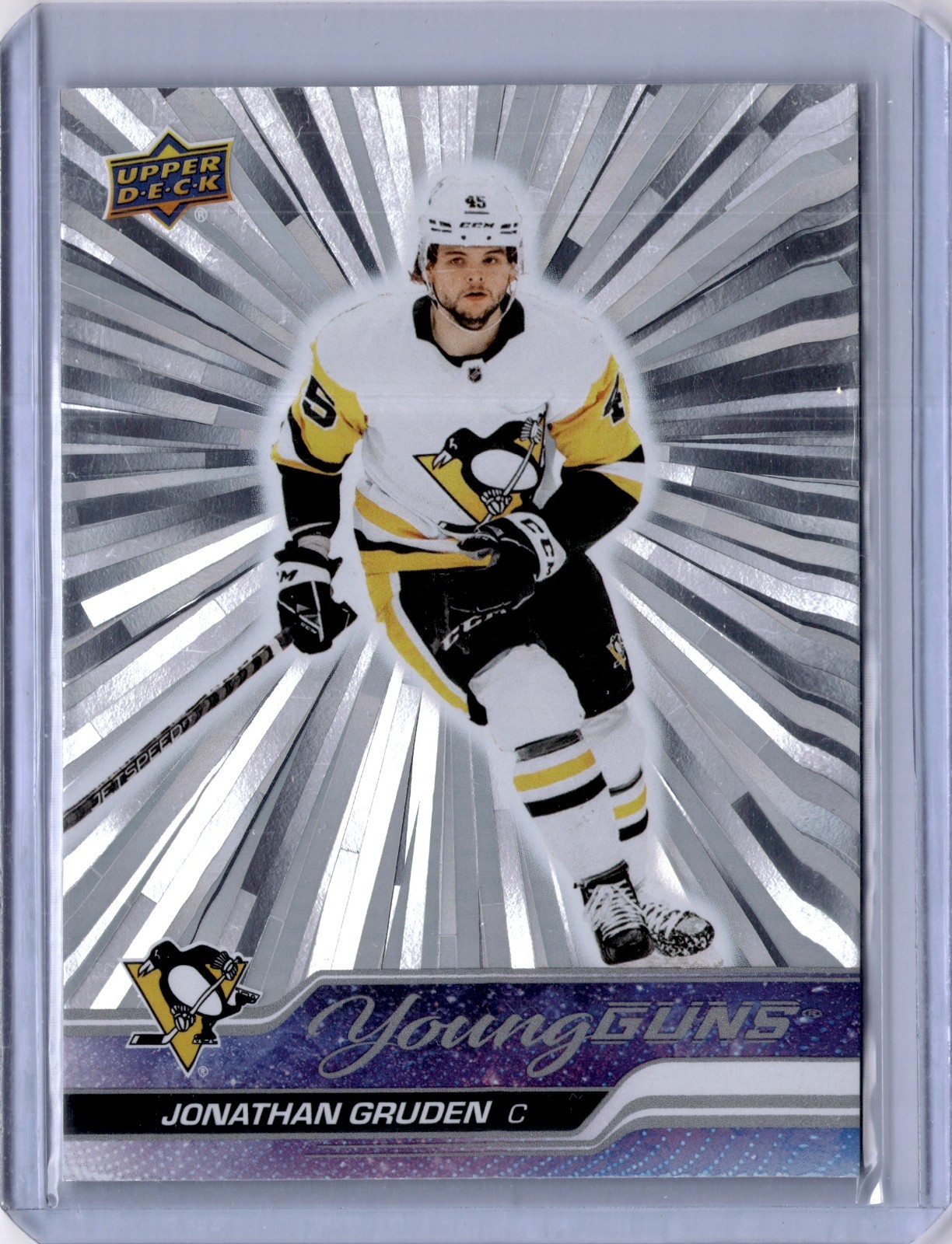 Jonathan Gruden Young Guns Silver Outburst #205 2023-24 Upper Deck [H153]