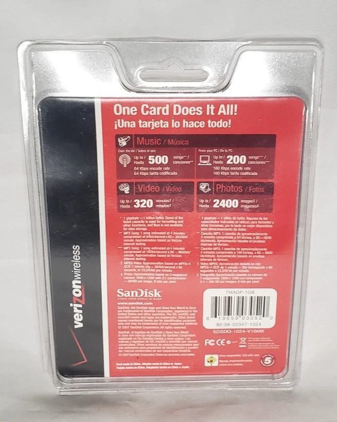 SanDisk 1GB Memory Card with Adapters - Image 3 of 3
