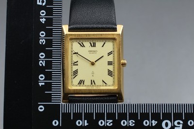 Vintage 1979 Seiko Chariot 2620-5150 SGP Gold Tank Roman Quartz