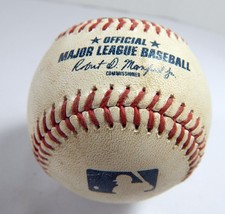 2022 LA Angels Marlins Game Used Baseball Trevor Rogers Monte Harrison HBP