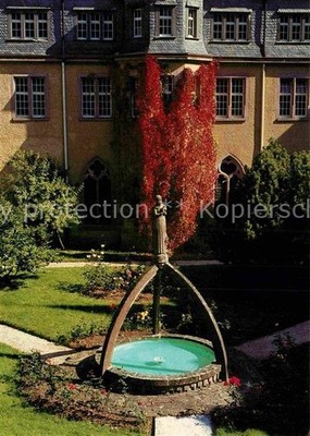 Monastery Himmerod Abbey Courtyard of Monastery Fountain