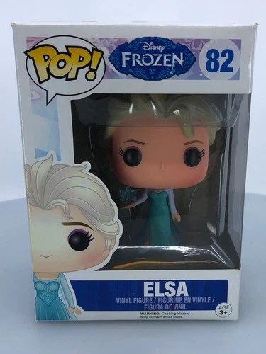 Funko POP! Disney Frozen Elsa #82 Vinyl Figure DAMAGED BOX SEE PICS