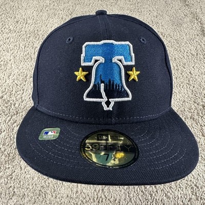 Philadelphia Phillies Hat Cap Fitted 7 1/4 Blue MLB City Connect New Era 59FIFTY