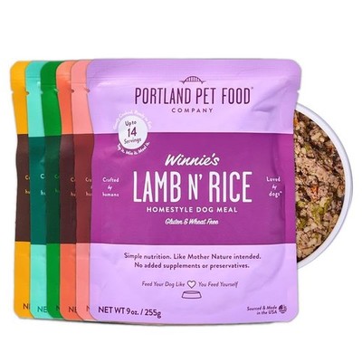 Portland Pet Food Company Fresh Dog Food Pouches  HumanGrade Topper MixIns & ...
