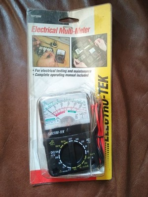 Electro-Tek Electrical Multi -Meter Model 10729W. New!