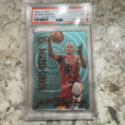 Dennis Rodman #5 1996 Ultra Full Court Trap card