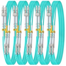 - OM4 LC to LC Fiber Patch Cable, Duplex Multimode, MM Fiber Optic Patch Cabl...