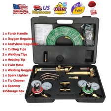 17-Piece Heavy Duty Oxygen and Acetylene Gas Torch and Welding Kit, Torch Kit