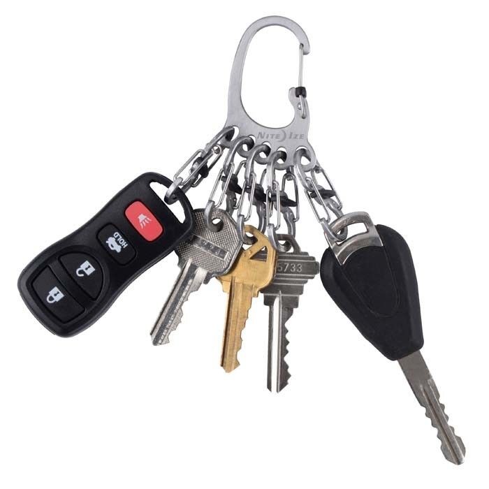 NiteIze BigFoot Locker KeyRack Keyring Carabiner Locking KLKBF-11-R6 NEW