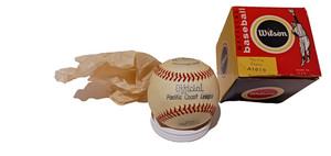 Baseball, Wilson Official Pacific Coast League, wrapped in Original Box
