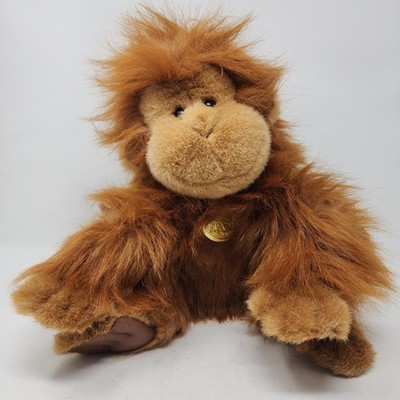 RARE VINTAGE GUND PEACHES ORANGUTAN MONKEY COLLECTORS CLASSIC 15'' 1988 PLUSH
