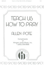 Teach Us How To Pray Sheet Music SATB Chorus Keyboard 1992 Pote Montgomery
