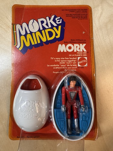 Set giocattolo action figure MORK & EGGSHIP 1979 Mork & Mindy TV Ork non perforato - cardato prezzo ebay