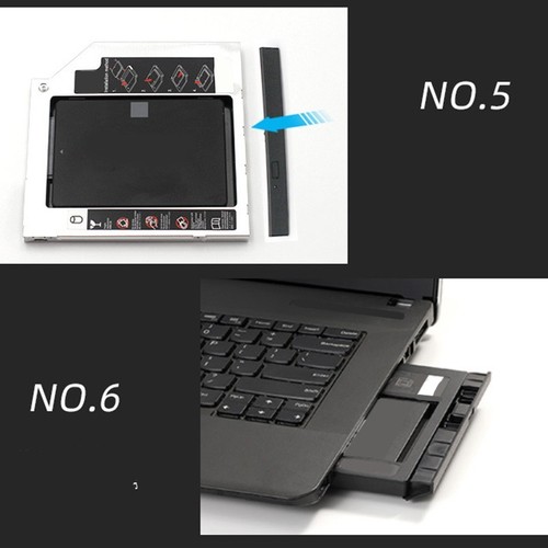Einfach installierbare Aluminiumhalterung für Ihre für SATA 3 0 Optibay Setup - Bild 10 von 14