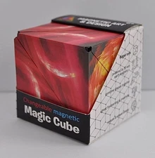 Changeable Magnetic Magic Cube - Red Storm- Shape Shifting Box - Puzzle Cube Box