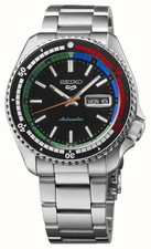 Image of Seiko 5 Sports Automatic Black Dial Watch SRPK13K1