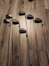 Nike Right-Handed 7pc Golf Iron Set 3-PW Steel Shaft Silver Used