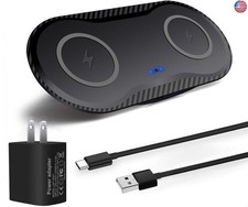 40W Wireless Charging Pad, Dual 20W Fast Wireless Charging Mat for iPhone 16 15