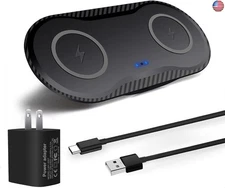 40W Wireless Charging Pad, Dual 20W Fast Wireless Charging Mat for iPhone 16 15