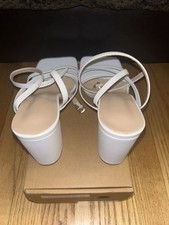 Steve Madden White Platform Sandals with Strappy Design