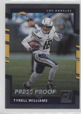 2017 Panini Donruss Press Proof Silver 76/100 Tyrell Williams #128 00gd